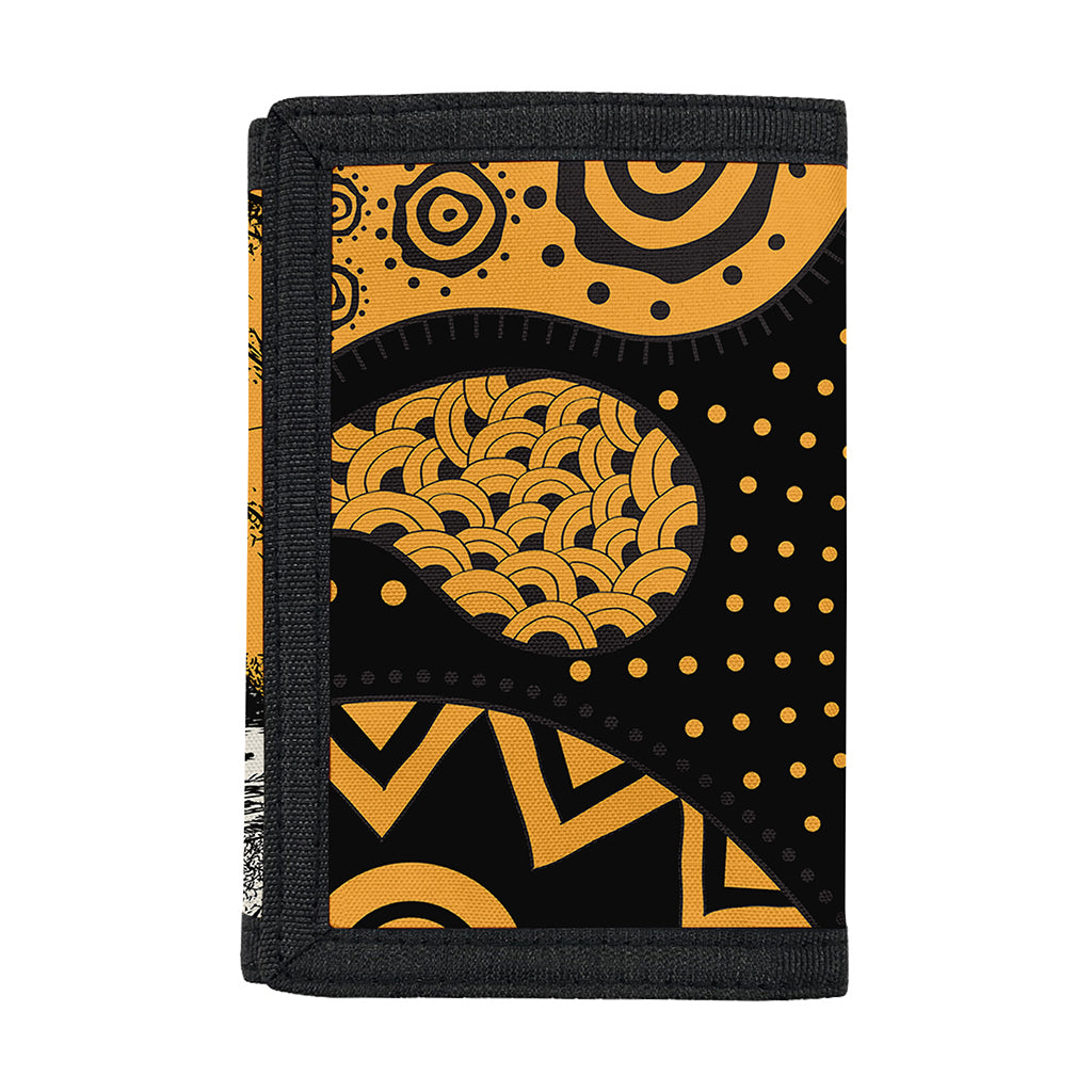 Tribal African Girl Print Trifold Wallet
