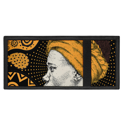 Tribal African Girl Print Trifold Wallet