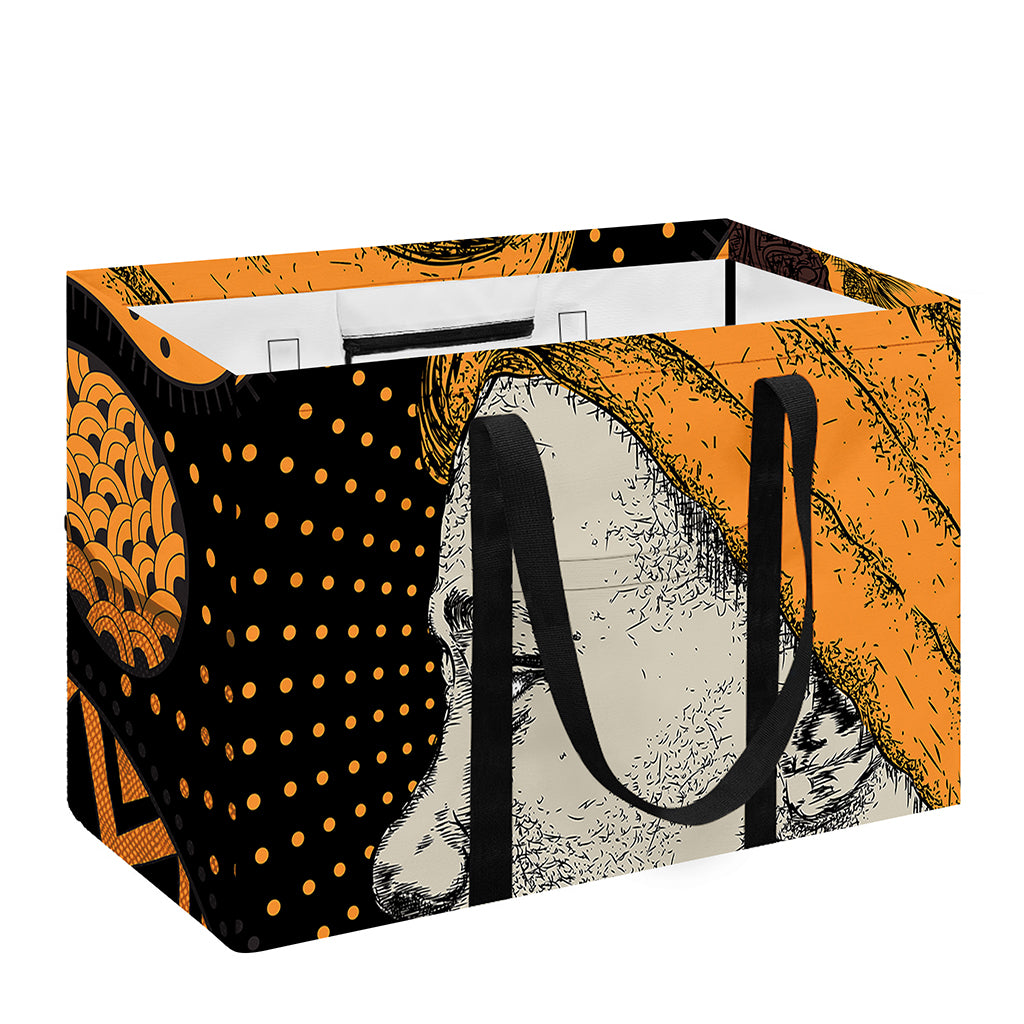 Tribal African Girl Print Utility Tote Bag