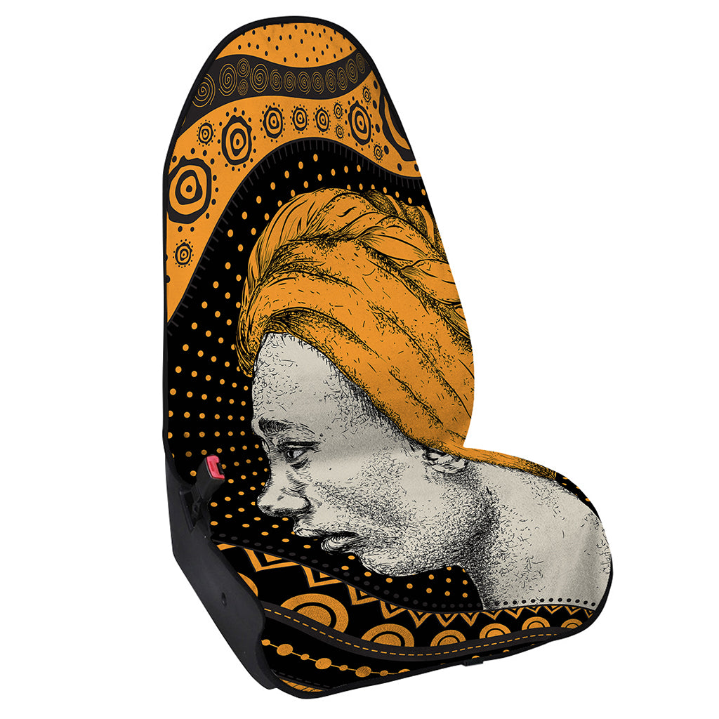 Tribal African Girl Print Waterproof Car Seat Cover