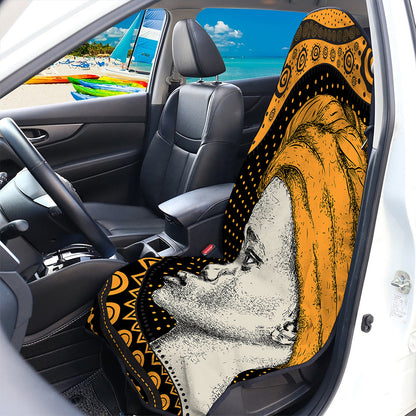 Tribal African Girl Print Waterproof Car Seat Cover