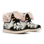 Tribal African Girl Print Winter Boots
