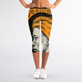 Tribal African Girl Print Women's Capri Leggings