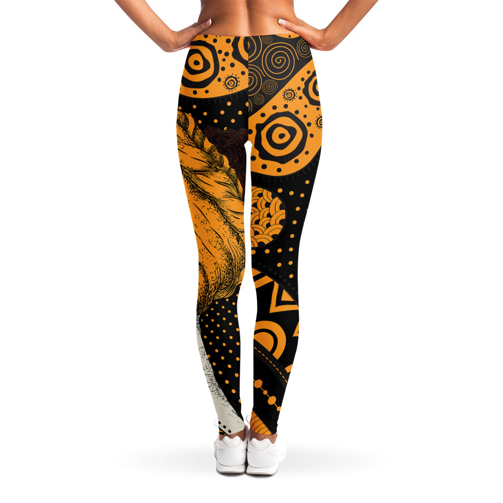 Tribal African Girl Print Women's Leggings