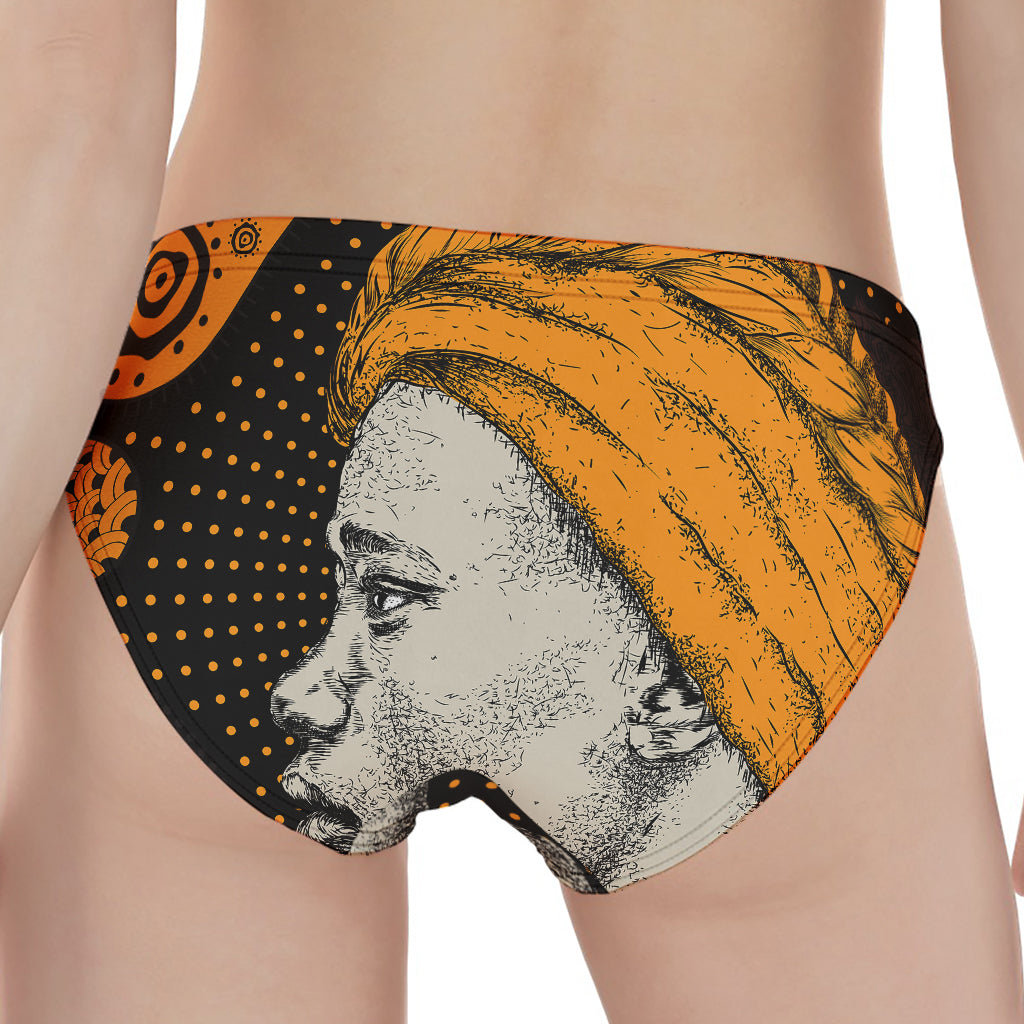 Tribal African Girl Print Women's Panties