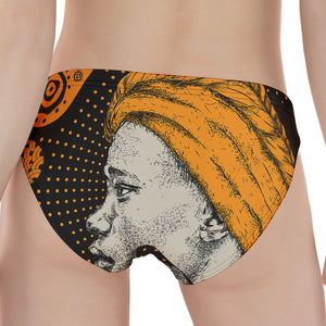 Tribal African Girl Print Women's Panties