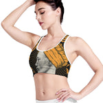 Tribal African Girl Print Women's Sports Bra