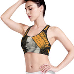 Tribal African Girl Print Women's Sports Bra