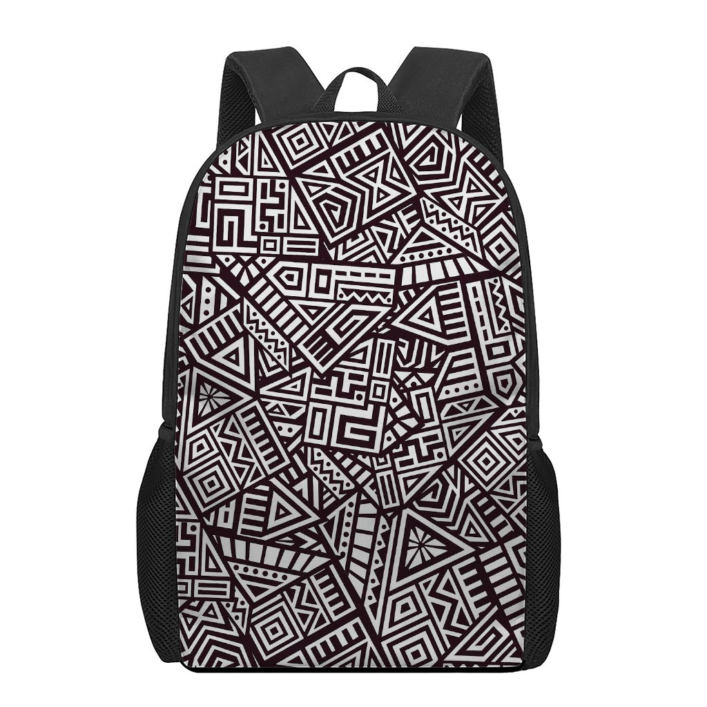 Tribal Aztec Geometric Pattern Print 17 Inch Backpack