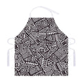 Tribal Aztec Geometric Pattern Print Adjustable Apron