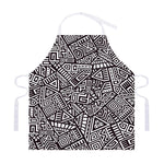 Tribal Aztec Geometric Pattern Print Adjustable Apron