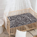 Tribal Aztec Geometric Pattern Print Baby Crib Sheet