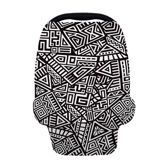 Tribal Aztec Geometric Pattern Print Baby Seat Cover