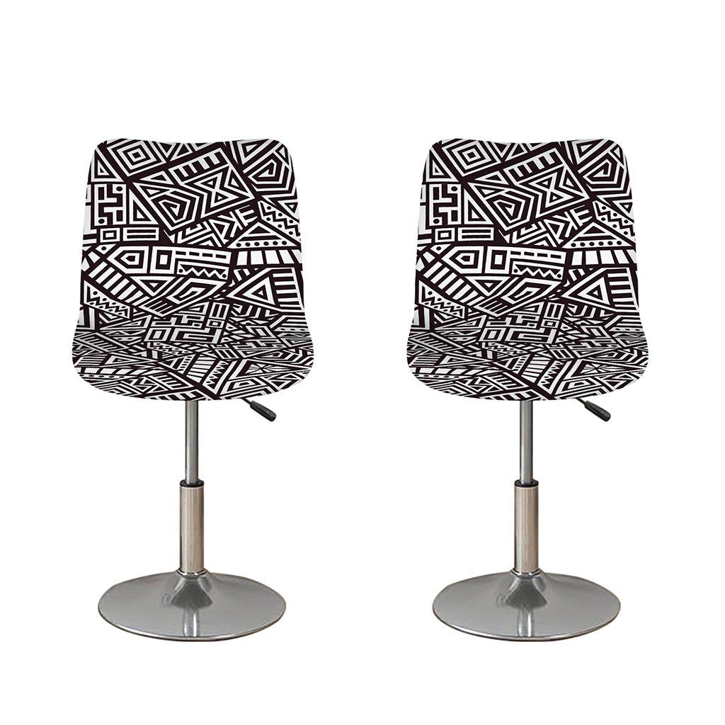 Tribal Aztec Geometric Pattern Print Bar Stool Covers