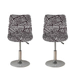 Tribal Aztec Geometric Pattern Print Bar Stool Covers