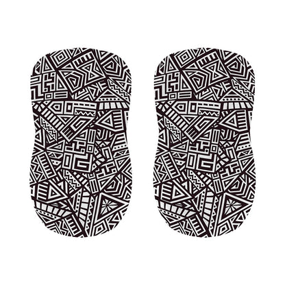 Tribal Aztec Geometric Pattern Print Bar Stool Covers