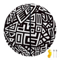 Tribal Aztec Geometric Pattern Print Basketball