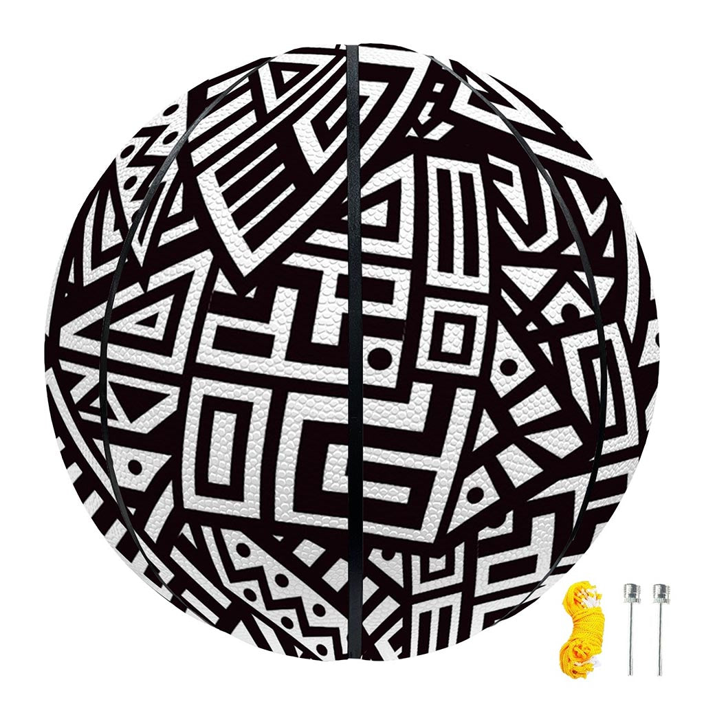 Tribal Aztec Geometric Pattern Print Basketball