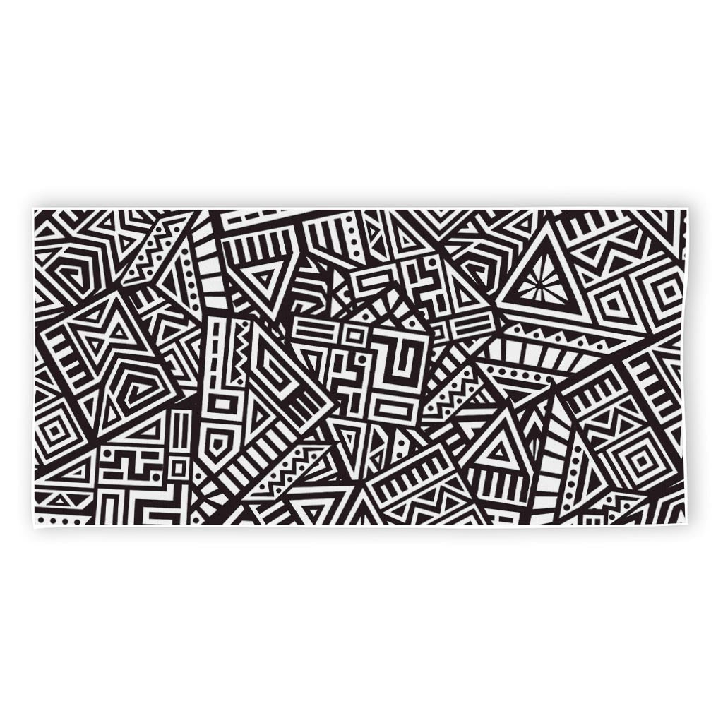 Tribal Aztec Geometric Pattern Print Beach Towel