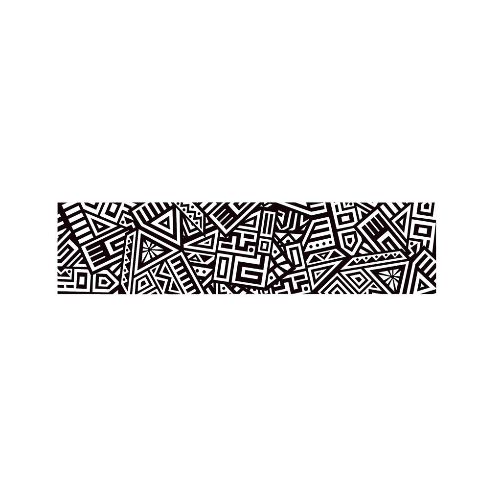Tribal Aztec Geometric Pattern Print Bed Runner