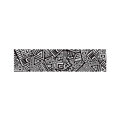 Tribal Aztec Geometric Pattern Print Bed Runner