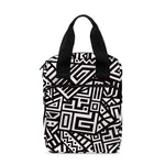 Tribal Aztec Geometric Pattern Print Bible Tote Bag