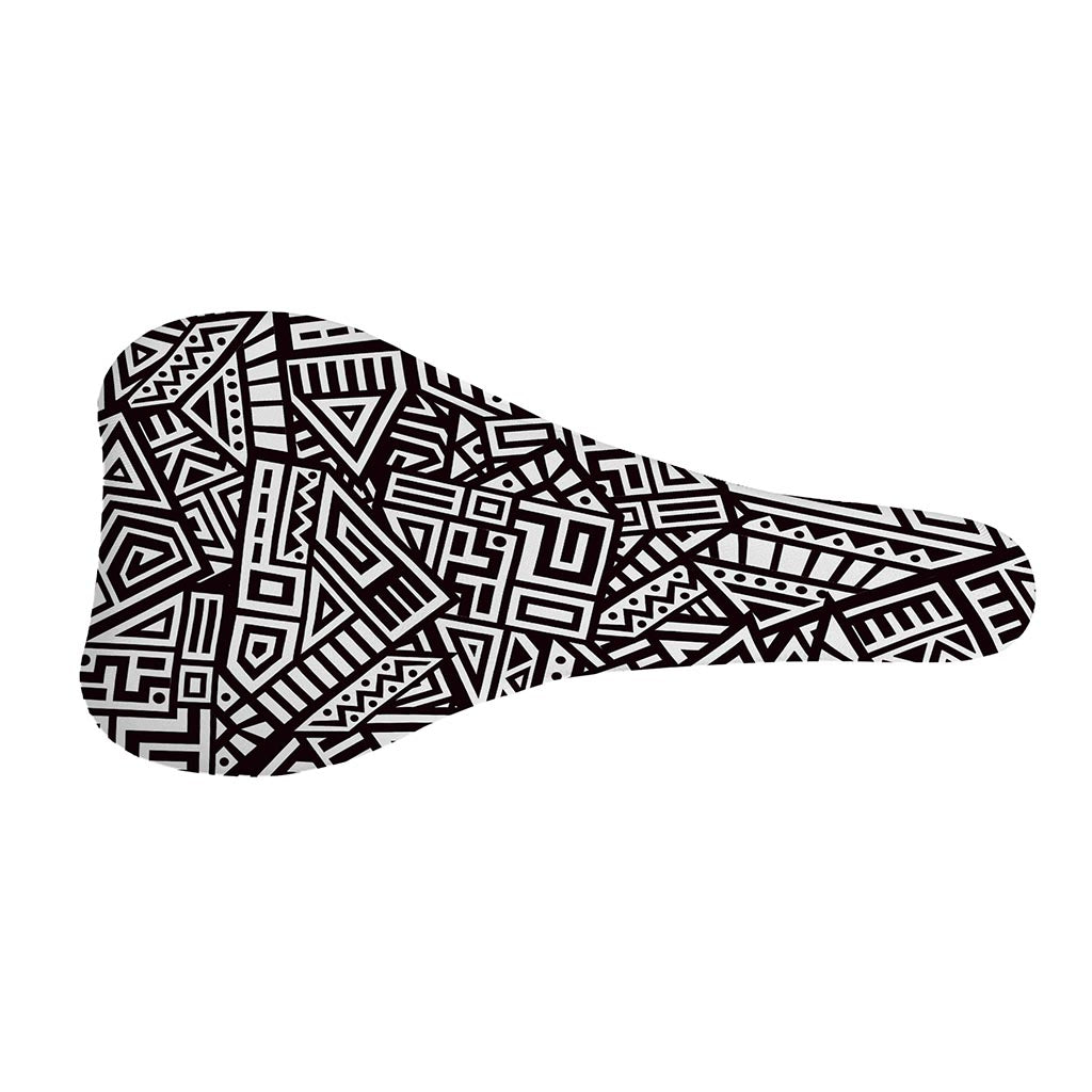 Tribal Aztec Geometric Pattern Print Bicycle Seat Cover