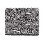 Tribal Aztec Geometric Pattern Print Bifold Wallet