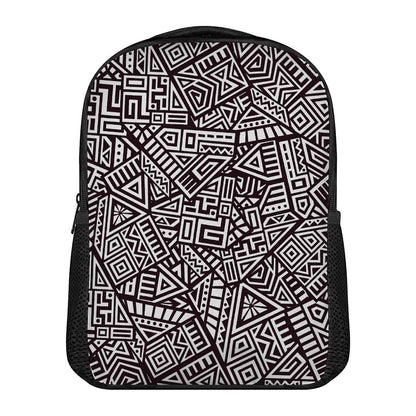 Tribal Aztec Geometric Pattern Print Casual Backpack