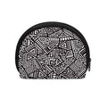 Tribal Aztec Geometric Pattern Print Coin Purse