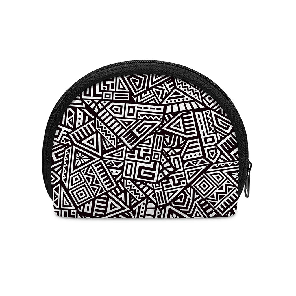 Tribal Aztec Geometric Pattern Print Coin Purse