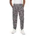 Tribal Aztec Geometric Pattern Print Cotton Sweatpants