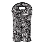Tribal Aztec Geometric Pattern Print Double Neoprene Wine Tote