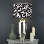 Tribal Aztec Geometric Pattern Print Drum Lamp Shade