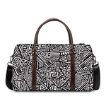 Tribal Aztec Geometric Pattern Print Duffle Bag