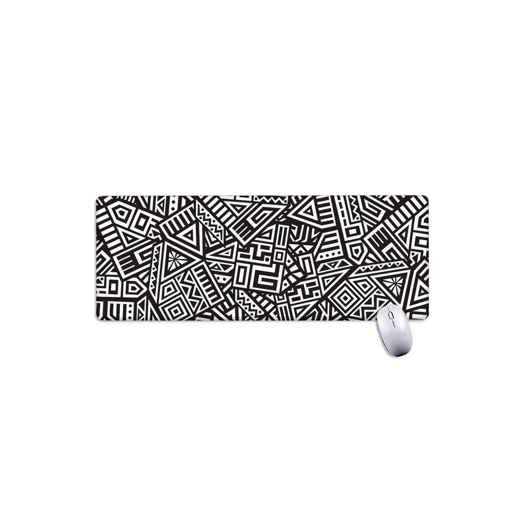 Tribal Aztec Geometric Pattern Print Extended Mouse Pad