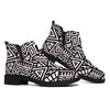 Tribal Aztec Geometric Pattern Print Flat Ankle Boots