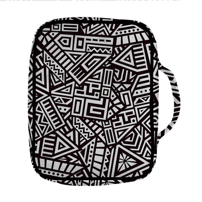 Tribal Aztec Geometric Pattern Print Front Pocket Bible Bag