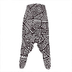 Tribal Aztec Geometric Pattern Print Hammer Pants