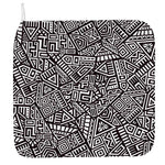 Tribal Aztec Geometric Pattern Print Hand Towel