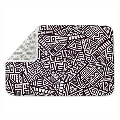 Tribal Aztec Geometric Pattern Print Indoor Door Mat