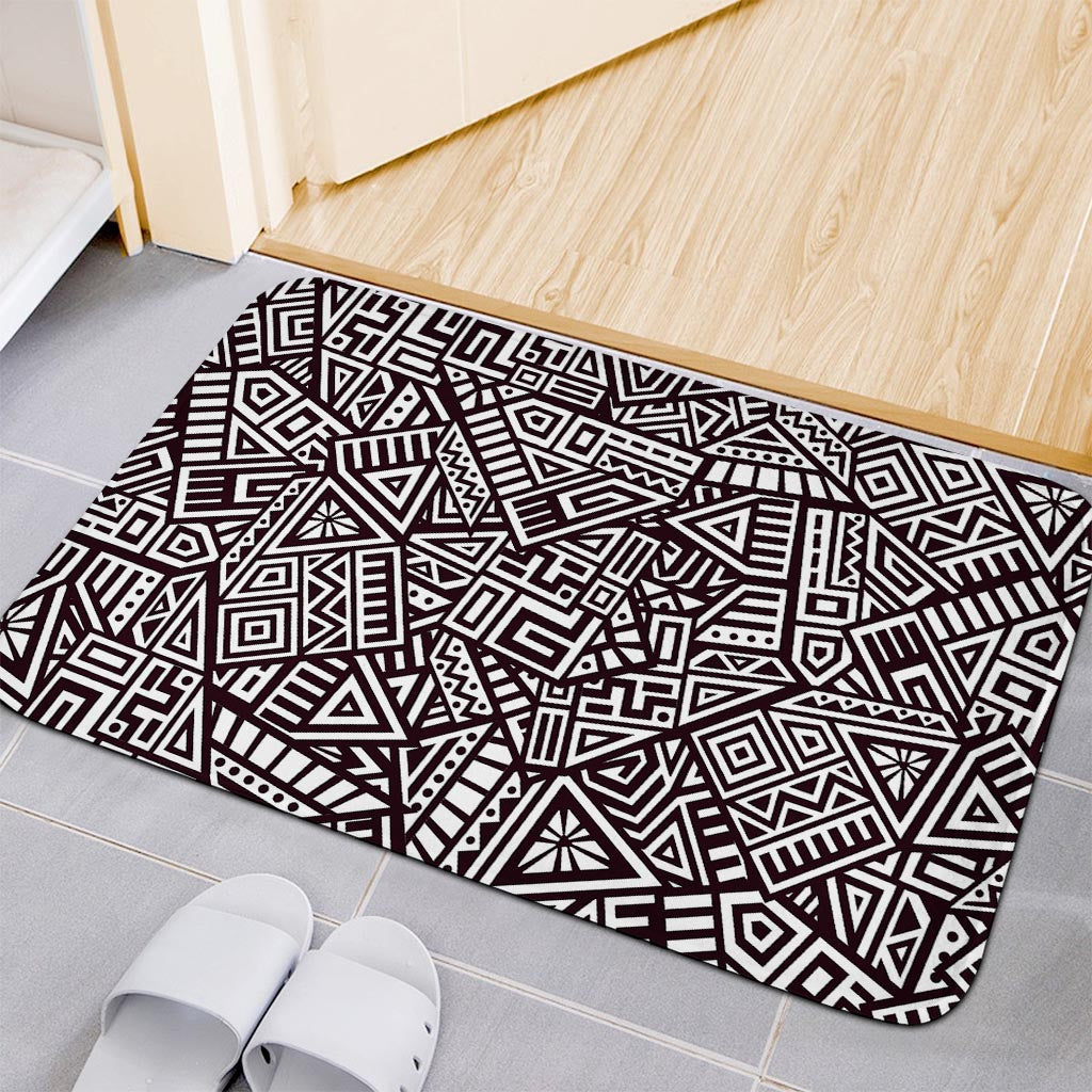 Tribal Aztec Geometric Pattern Print Indoor Door Mat