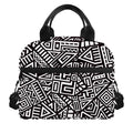Tribal Aztec Geometric Pattern Print Insulated Lunch Bag