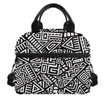 Tribal Aztec Geometric Pattern Print Insulated Lunch Bag