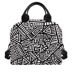 Tribal Aztec Geometric Pattern Print Insulated Lunch Bag