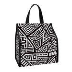 Tribal Aztec Geometric Pattern Print Insulated Lunch Tote