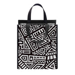 Tribal Aztec Geometric Pattern Print Insulated Lunch Tote