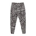 Tribal Aztec Geometric Pattern Print Jogger Pants