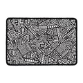 Tribal Aztec Geometric Pattern Print Kitchen Mat