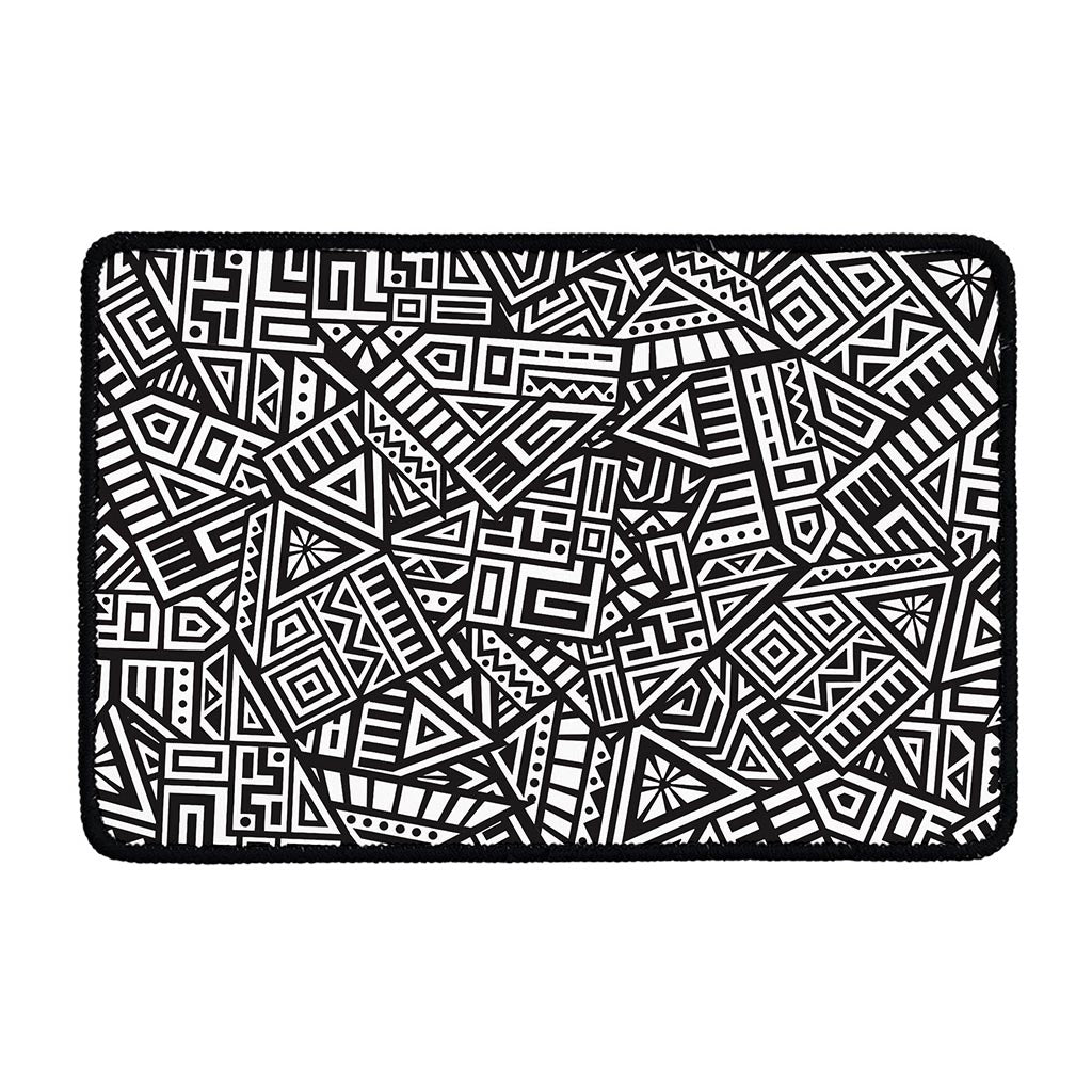 Tribal Aztec Geometric Pattern Print Kitchen Mat